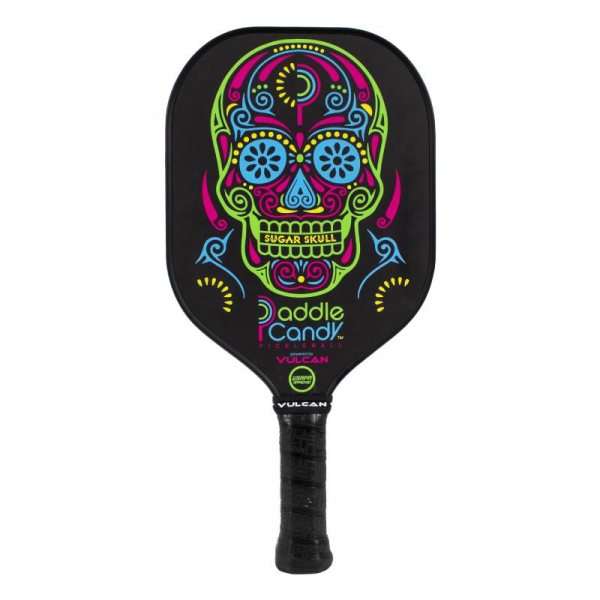 Vulcan Candy Sugar Skull Pickelball Paddle