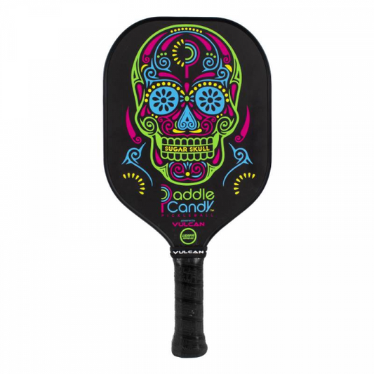 Vulcan Candy Sugar Skull Pickelball Paddle